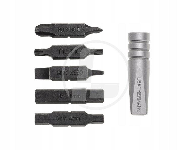 Перехідник-бітотримач LEATHERMAN на хрестову викрутку мультитула з бітами, сталевий, фото № 2