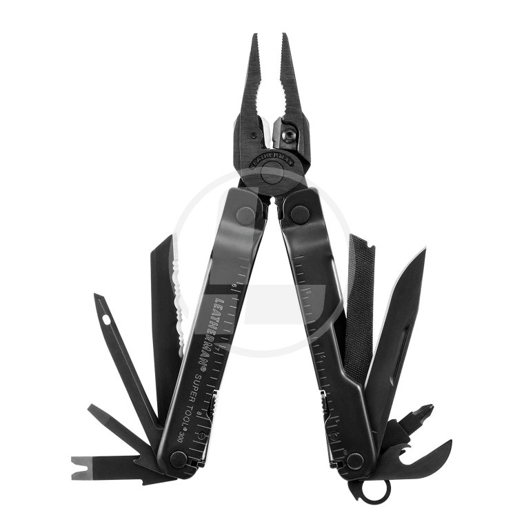 Мультиинструмент Leatherman Super Tool 300M Black, нейлон. чехол MOLLE, sight adjuster, фотография