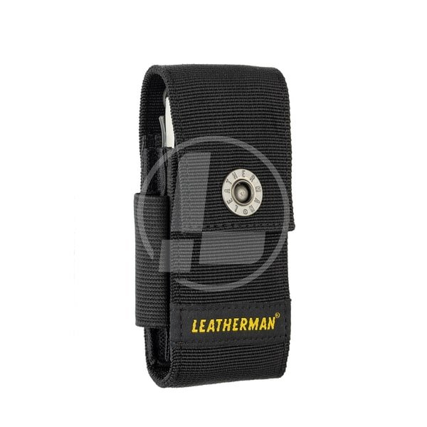 Чохол LEATHERMAN - Medium 4.25", чорний нейлон з кишеньками-гумками, фото №