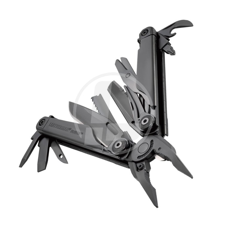 Мультиинструмент LEATHERMAN Surge BLACK, синтетический чехол, картонная коробка, фотография 3